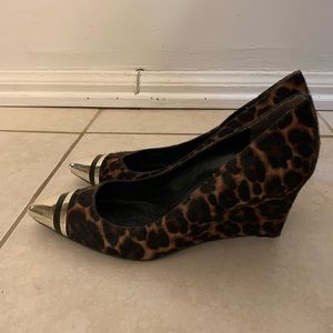 Leopard print heels